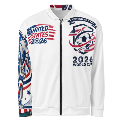 USA WM 2026 Bomber Jacket | Unisex Fleece Jacket