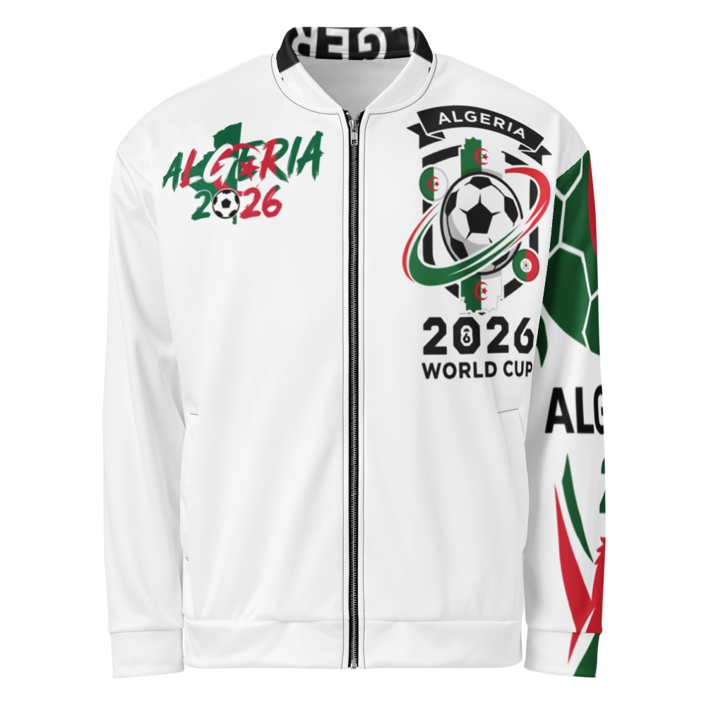 Algeria WM 2026 Bomber Jacket Premium | Unisex Fleece