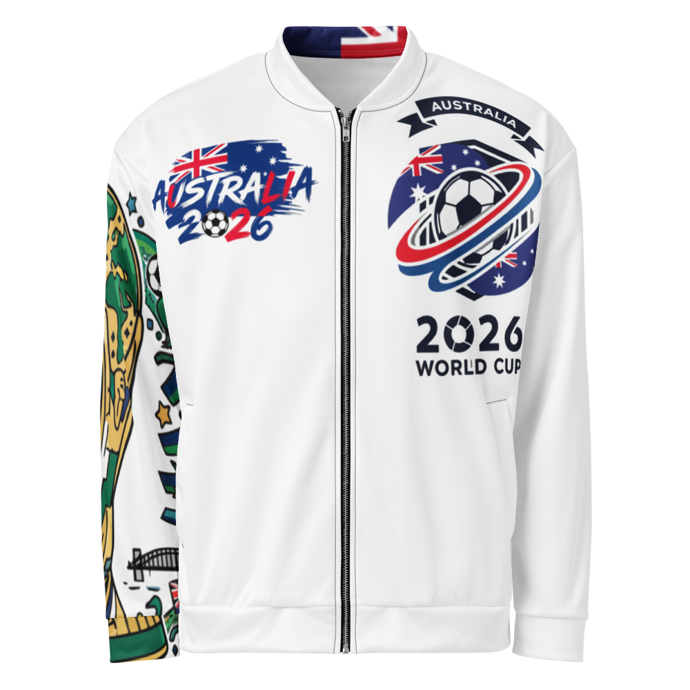 Australia WM 2026 Bomber Jacket | Unisex Fleece Jacket