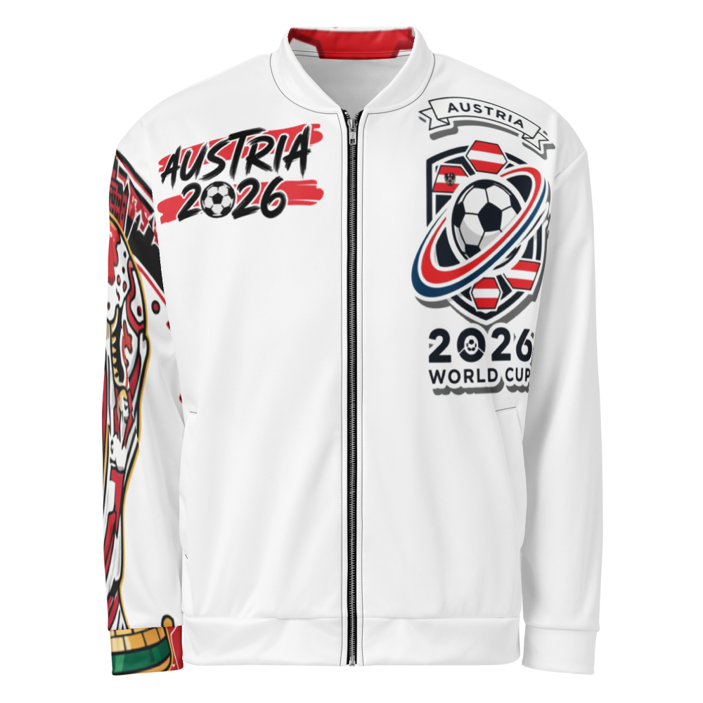 Austria WM 2026 Bomberjacke | Unisex Fleece-Jacke