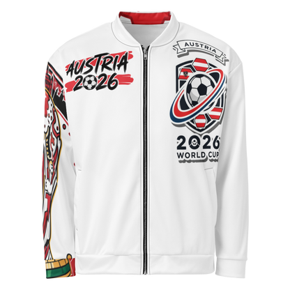 Austria WM 2026 Bomberjacke | Unisex Fleece-Jacke