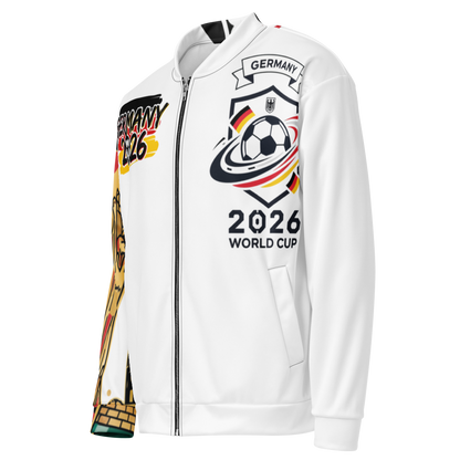 Deutschland WM 2026 Bomberjacke | Unisex Fleece Jacke
