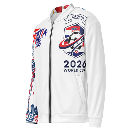 Croatia WM 2026 Bomber Jacket | Unisex Fleece Jacket