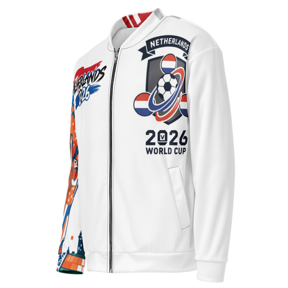 Netherlands WM 2026 Bomber Jacket | Unisex Fleece Jacket