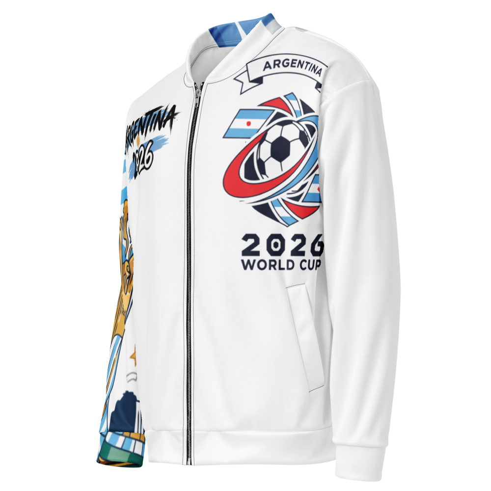 Argentina WM 2026 Bomber Jacket | Unisex Fleece Jacket