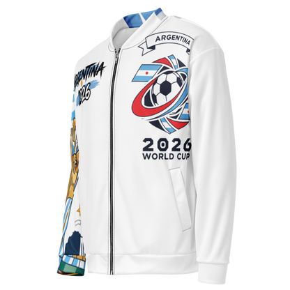 Argentina WM 2026 Bomber Jacket | Unisex Fleece Jacket