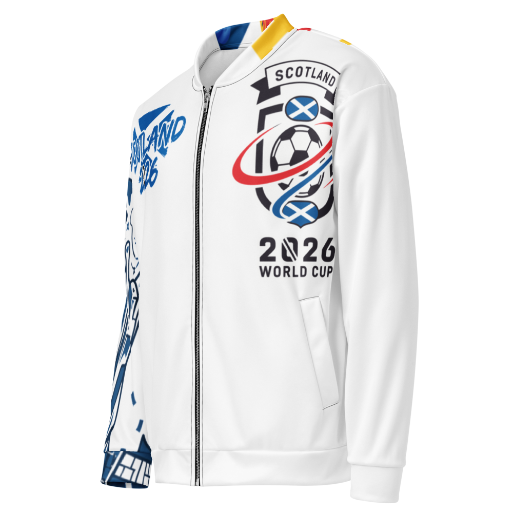 Scotland WM 2026 Bomber Jacket | Unisex Fleece Jacket