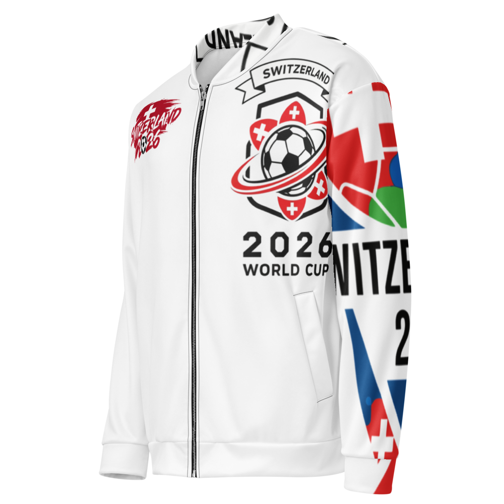 Switzerland WM 2026 Bomber Jacket Premium | Unisex Fleece