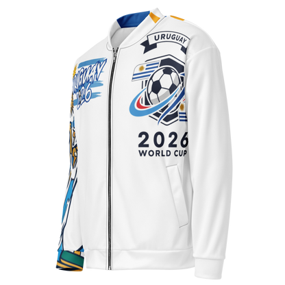 Uruguay WM 2026 Bomber Jacket | Unisex Fleece Jacket