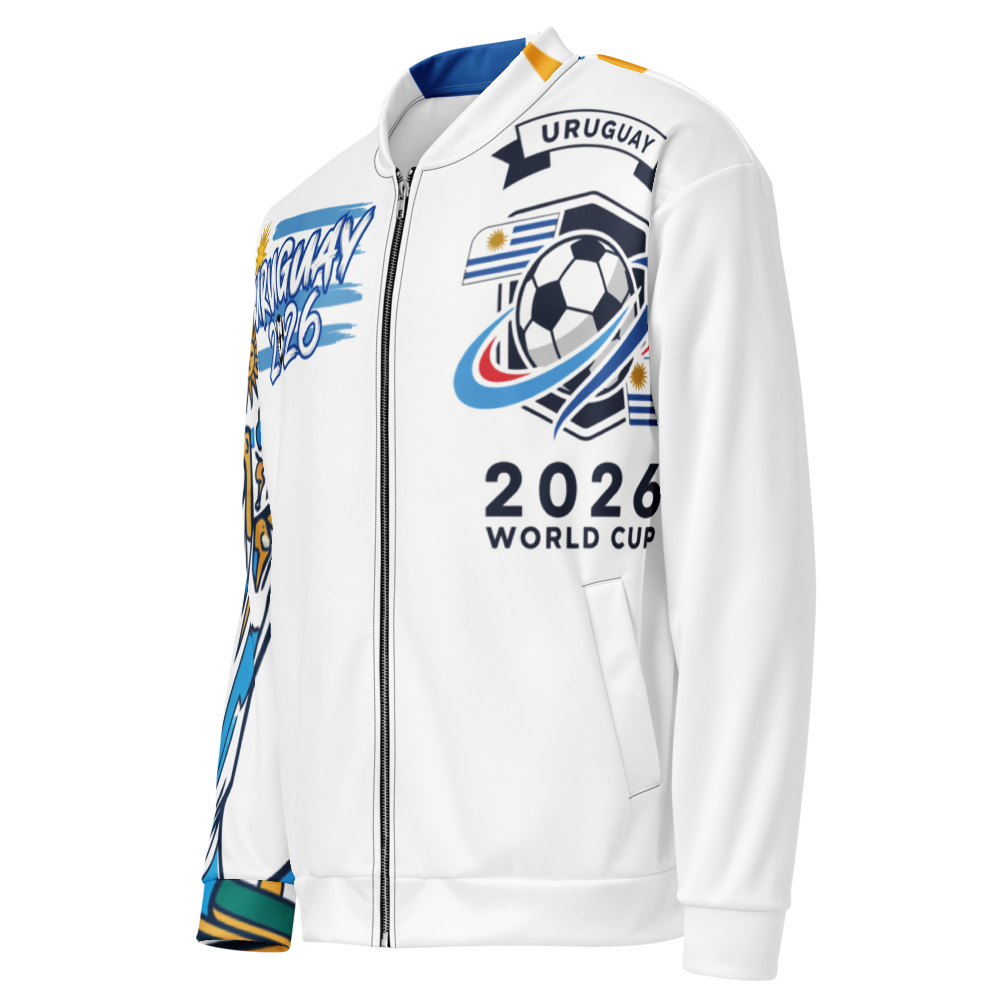 Uruguay WM 2026 Bomber Jacket | Unisex Fleece Jacket