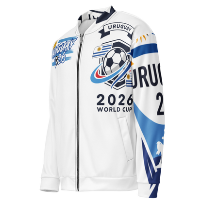 Uruguay WM 2026 Bomber Jacket Premium | Unisex Fleece