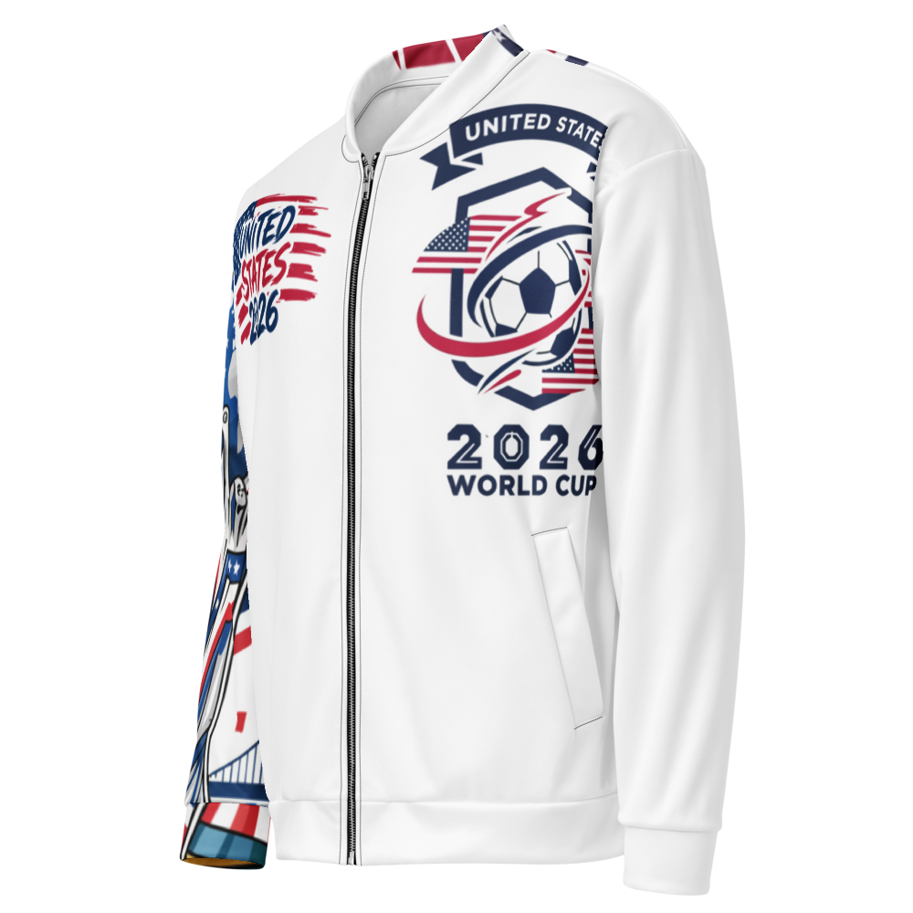 USA WM 2026 Bomber Jacket | Unisex Fleece Jacket