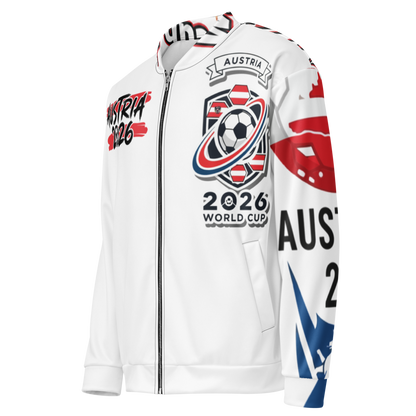 Austria WM 2026 Bomberjacke Premium | Unisex Fleece