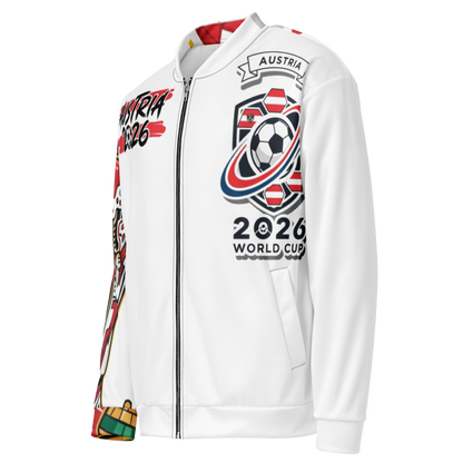 Austria WM 2026 Bomberjacke | Unisex Fleece-Jacke