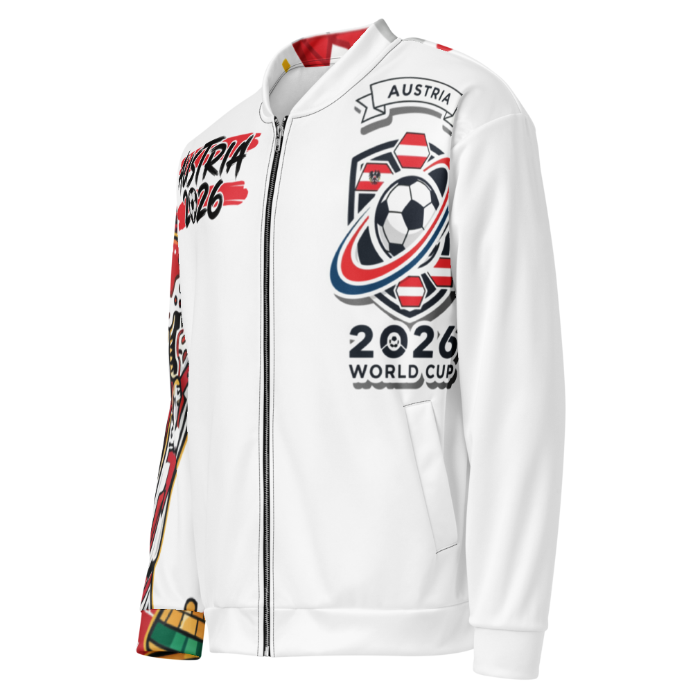 Austria WM 2026 Bomberjacke | Unisex Fleece-Jacke