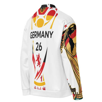 Deutschland WM 2026 Bomberjacke | Unisex Fleece Jacke