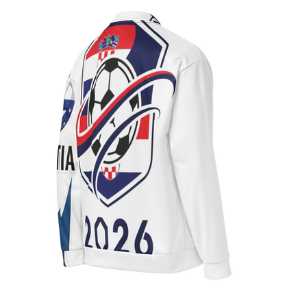Croatia WM 2026 Bomber Jacket Premium | Unisex Fleece
