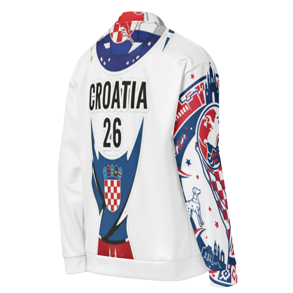 Croatia WM 2026 Bomber Jacket | Unisex Fleece Jacket