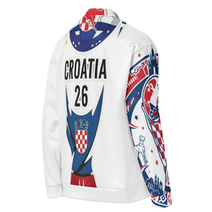 Croatia WM 2026 Bomber Jacket | Unisex Fleece Jacket