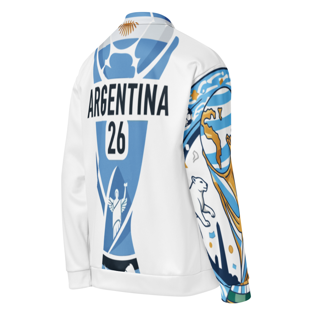 Argentina WM 2026 Bomber Jacket | Unisex Fleece Jacket