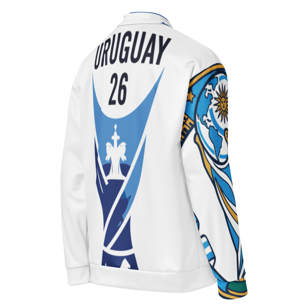 Uruguay WM 2026 Bomber Jacket | Unisex Fleece Jacket