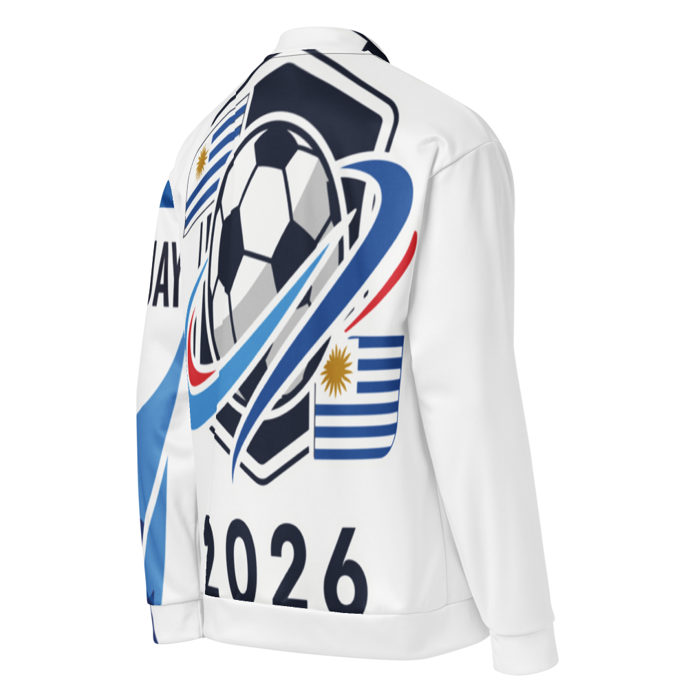 Uruguay WM 2026 Bomber Jacket Premium | Unisex Fleece