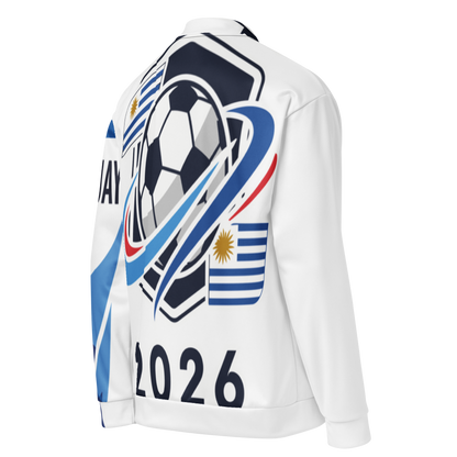 Uruguay WM 2026 Bomber Jacket Premium | Unisex Fleece