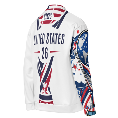 USA WM 2026 Bomber Jacket | Unisex Fleece Jacket