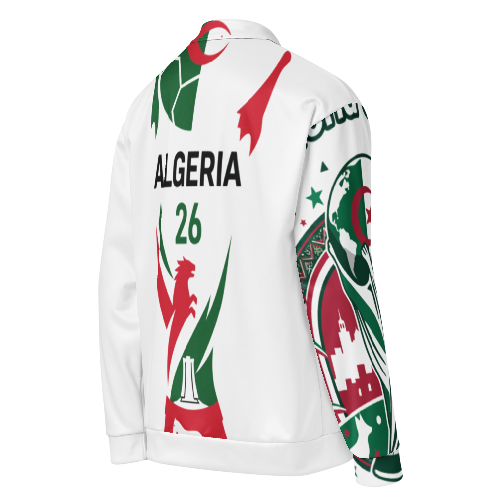 Algeria WM 2026 Bomber Jacket | Unisex Fleece Jacket