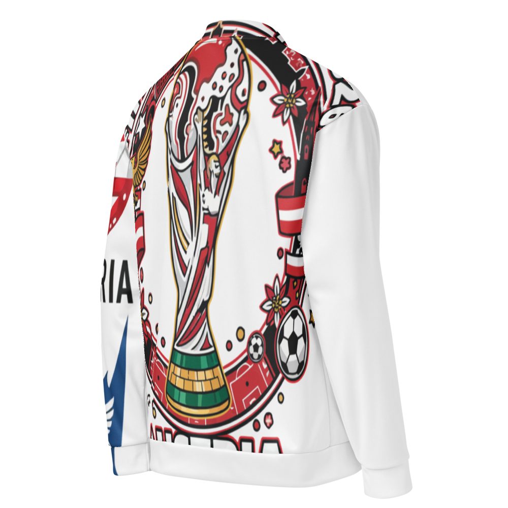 Austria WM 2026 Bomberjacke Premium | Unisex Fleece