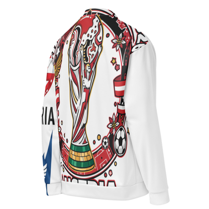 Austria WM 2026 Bomberjacke Premium | Unisex Fleece