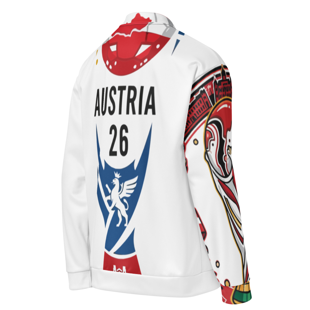 Austria WM 2026 Bomberjacke | Unisex Fleece-Jacke