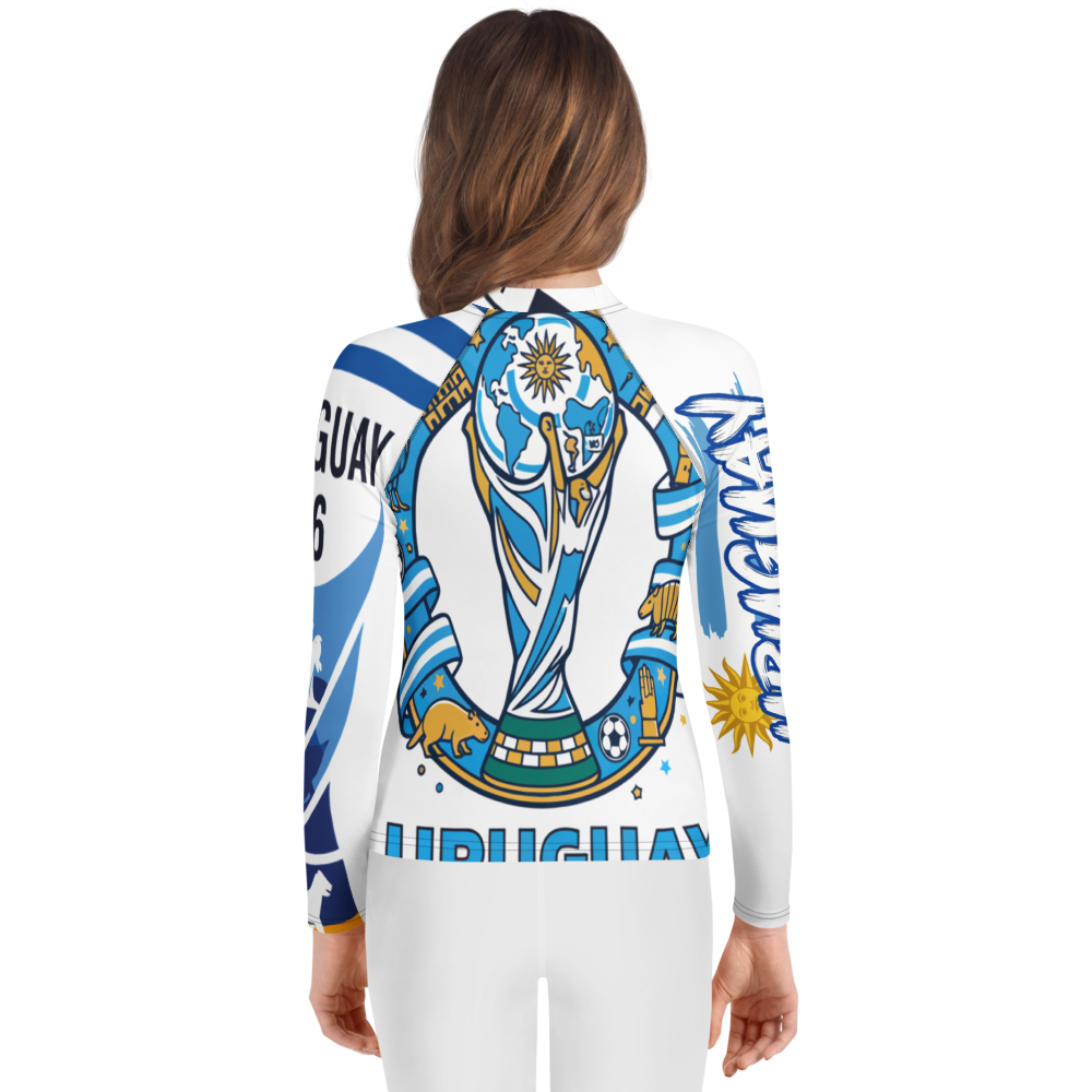 Uruguay WM 2026 Rash Guard Youth | Swim Shirt Kids