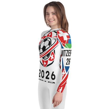 Switzerland WM 2026 Rash Guard Youth | Swim Shirt Kids
