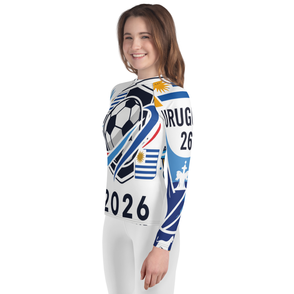 Uruguay WM 2026 Rash Guard Youth | Swim Shirt Kids