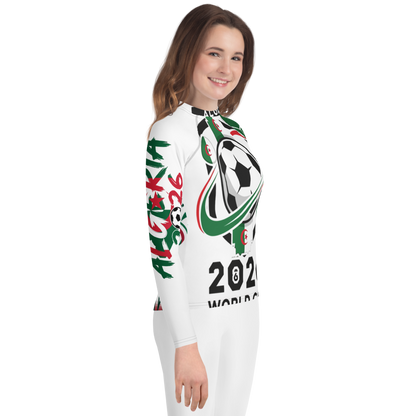 Algeria WM 2026 Rash Guard Youth | Swim Shirt Kids