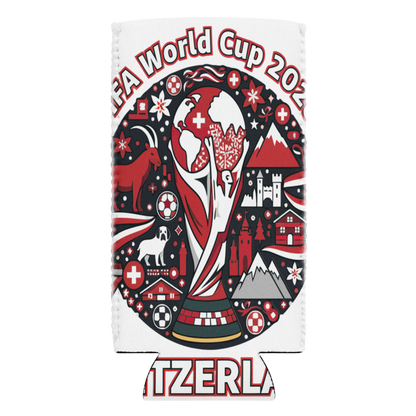 Schweiz WM 2026 Can Cooler – Fan Accessoire