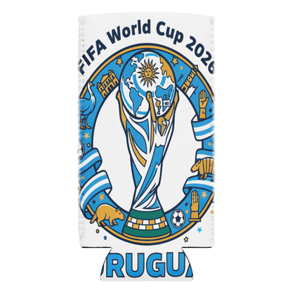 Uruguay WM 2026 Can Cooler – Fan Accessoire