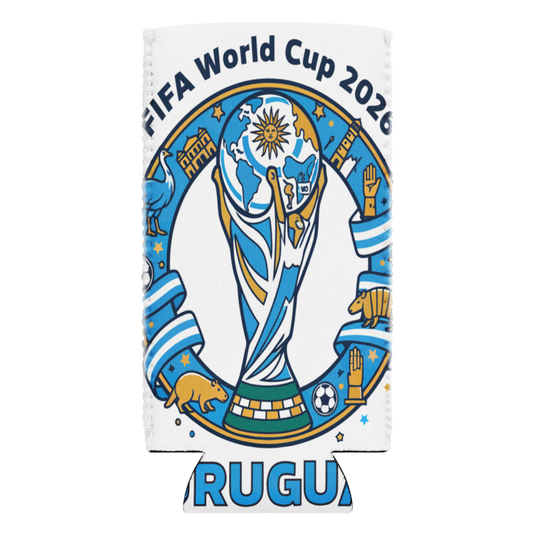 Uruguay WM 2026 Can Cooler – Fan Accessoire