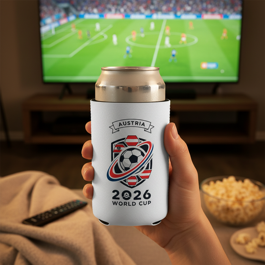 Austria WM 2026 Dosenkühler Fan-Accessoire