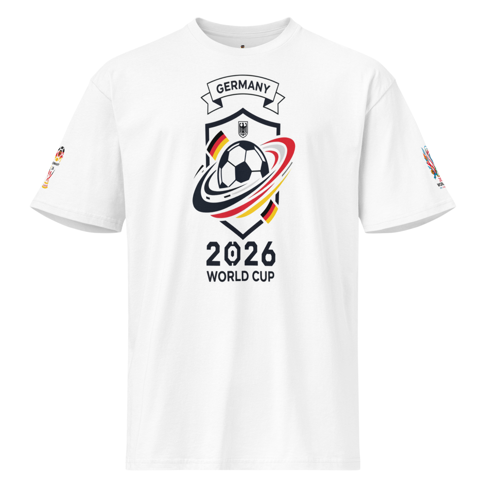 Deutschland WM 2026 Premium T-Shirt Herren | 100% Baumwolle | Cotton Heritage