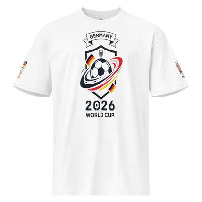 Deutschland WM 2026 Premium T-Shirt Herren | 100% Baumwolle | Cotton Heritage