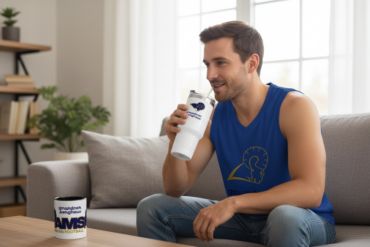 Ultimate Gmundner Rams Fan Bundle | Coffee Mug + Tumbler + J