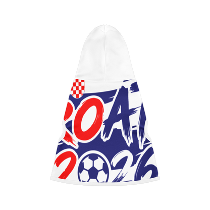 Croatia WM 2026 Pet Hoodie | Pet Fan Outfit