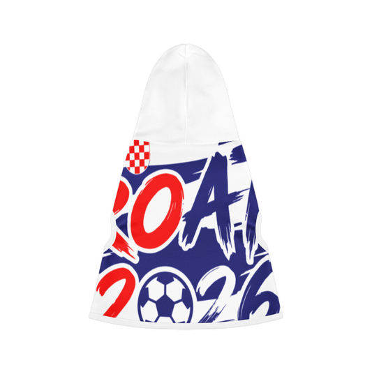 Croatia WM 2026 Pet Hoodie | Pet Fan Outfit
