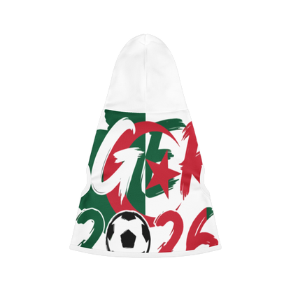 Algerien WM 2026 Pet Hoodie | Fan-Outfit für Hunde & Katzen